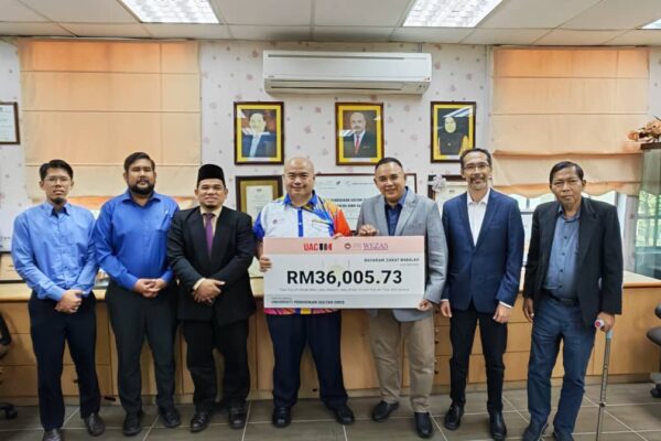 UPSI Terima Sumbangan Zakat Korporat RM36,005.73 Daripada UAC Berhad